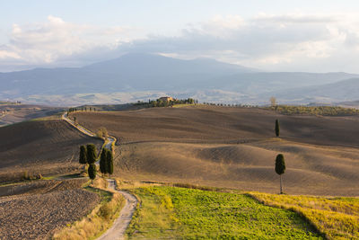 Scenic view of landscape against sky