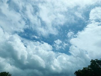 Low angle view of clouds in sky