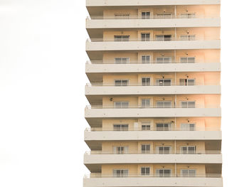 Low angle view of residential building