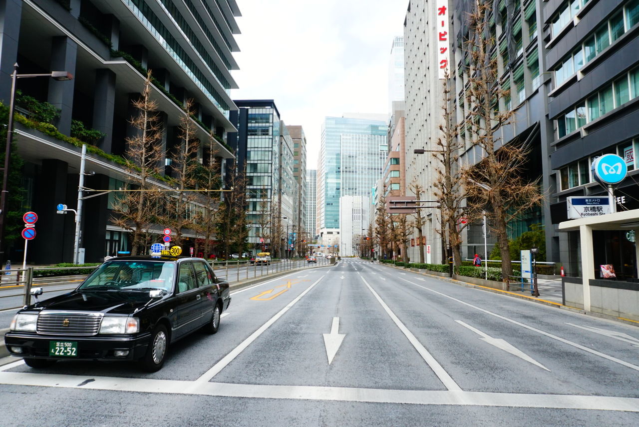 car, transportation, architecture, road, city, building exterior, no people, outdoors, day