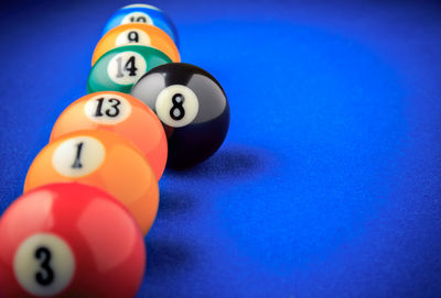 Close-up of ball on table