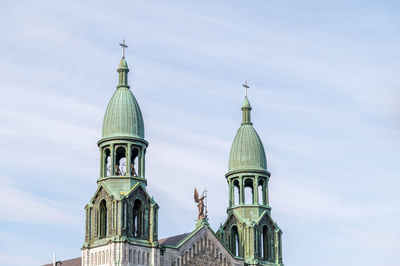 Low angle view of building against sky