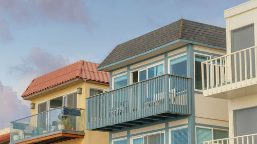 Low angle view of building against sky