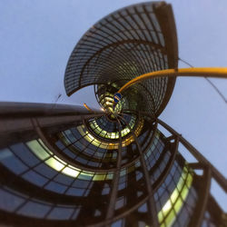 Low angle view of skyscraper