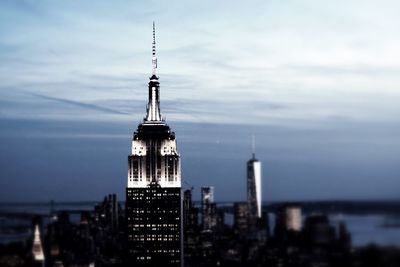 City skyline against sky
