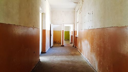 Corridor of building