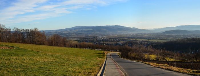 Scenic view of landscape against sky