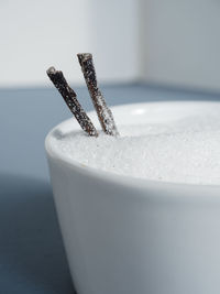 Close-up of drink in glass