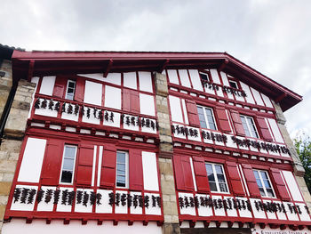 Low angle view of building against sky