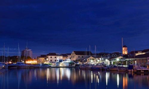 Vodice town my city night