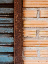 Full frame shot of weathered wall