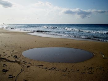 Scenic view of zahara de los atunes beach