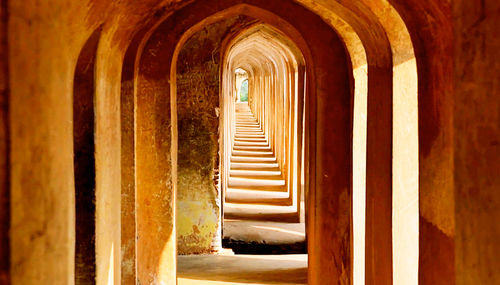 Corridor of building