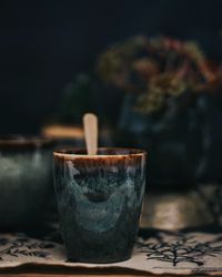 Close-up of drink on table