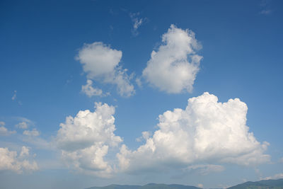 Low angle view of clouds in sky