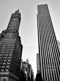 Low angle view of buildings against sky