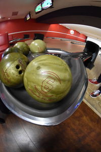 Close-up of food on table