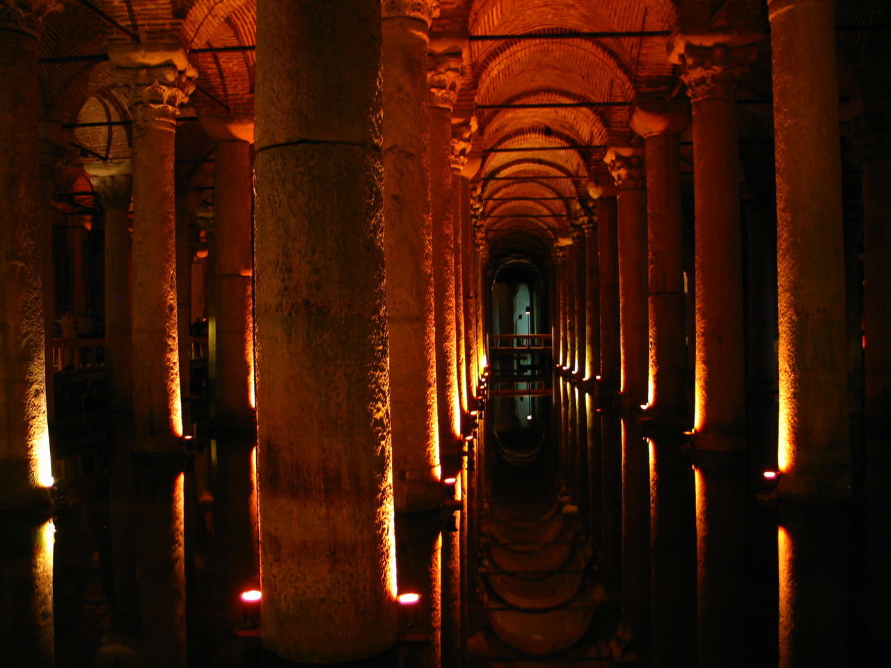 VIEW OF ILLUMINATED BUILDING