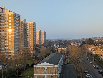 Buildings in city