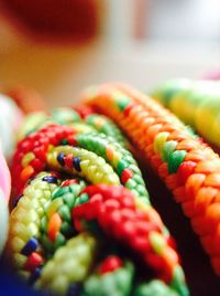 Close-up of multi colored candies