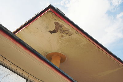 Low angle view of building against sky