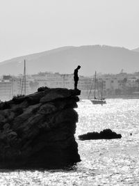 Sunny day at the beach, lets go cliff jumping 