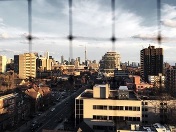 Cityscape against sky