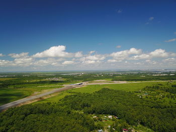 Scenic view of landscape against sky