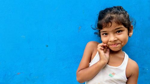 Portrait of a smiling girl
