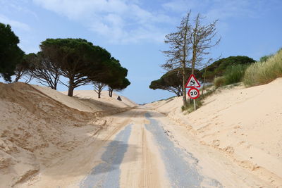 Sandy road