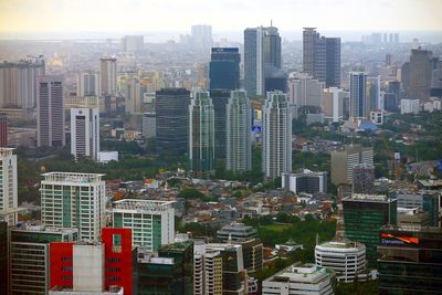 Aerial view of cityscape