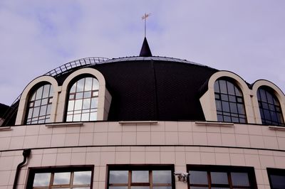 Exterior of modern building against sky