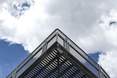 Low angle view of built structure against sky