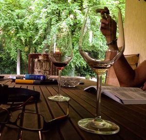 Close-up of tree stump