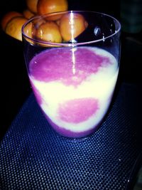 Close-up of food on table