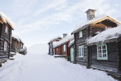 Wooden houses