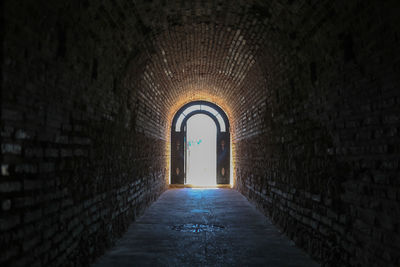 Corridor of old building