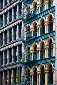 Low angle view of building in city