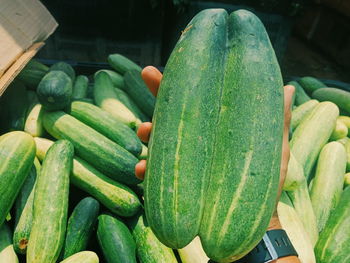 Close-up of vegetables for sale at market stall