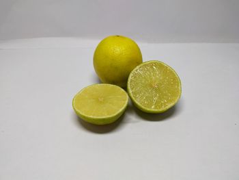 A lime isolated on white