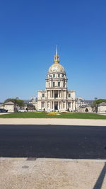 View of building against blue sky