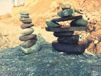 Close-up of stones