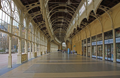 View of people in museum