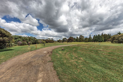 Panoramic view of landscape against sky