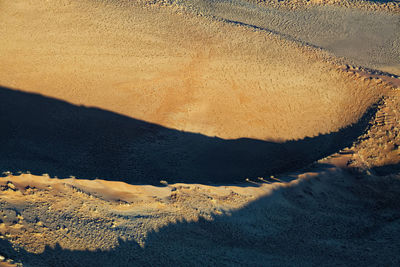 Scenic view of desert against sky