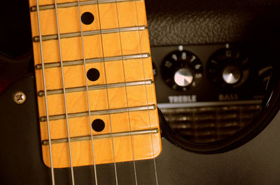 Close-up of guitar