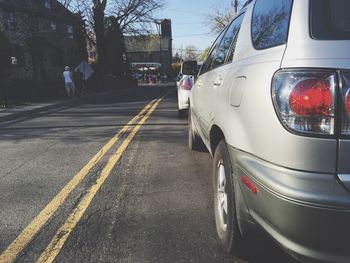 Car on road