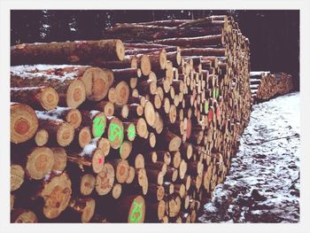 Close-up of wooden planks