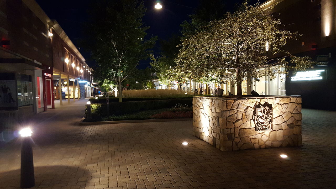 VIEW OF ROAD AT NIGHT