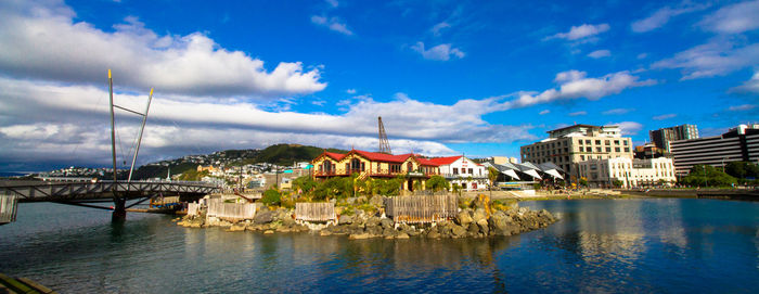 River with buildings in background